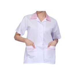 SKKI034 custom-made overalls design hotel kitchen chef short-sleeved overalls lapel overalls center SKKI034 custom-made overalls design hotel kitchen chef short-sleeved overalls lapel overalls center